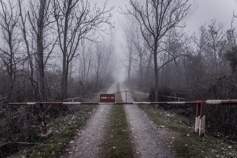 Closed Road Gate