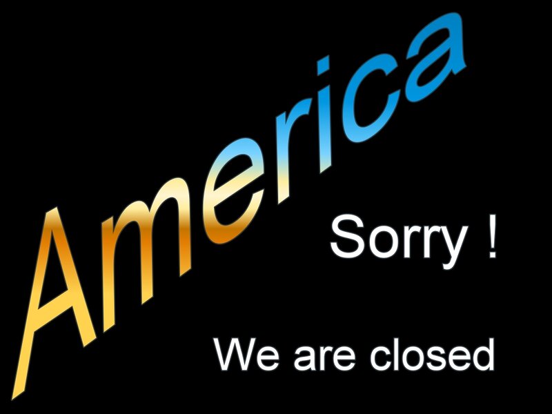 Closed Sign with Text