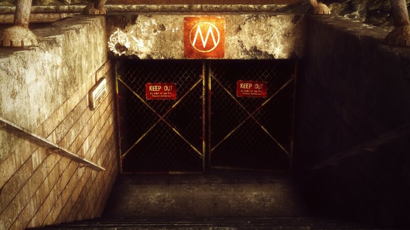 Closed Subway Gate