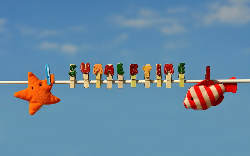 Clothespin Letters on Line