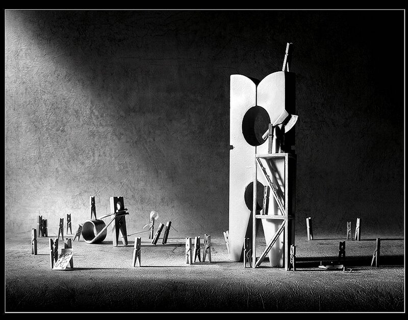 Clothespins and Sculpture