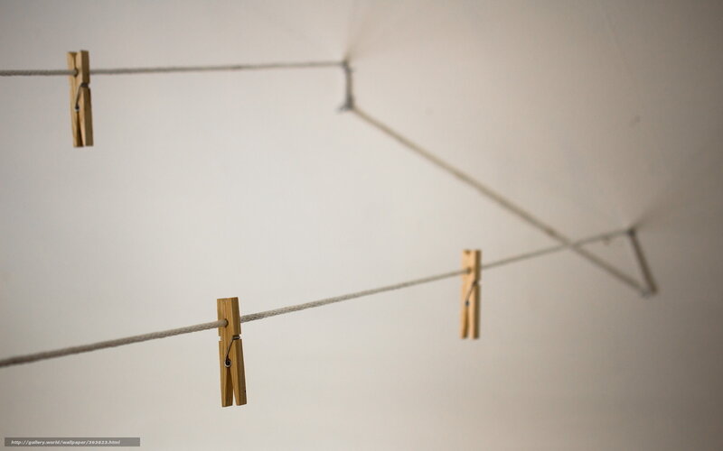 Clothespins on drying lines