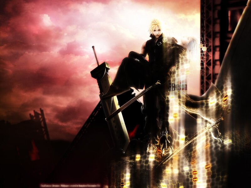 Cloud and Aerith reunion