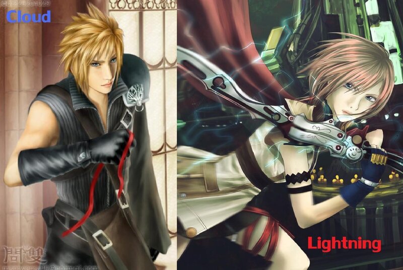 Cloud and Lightning characters