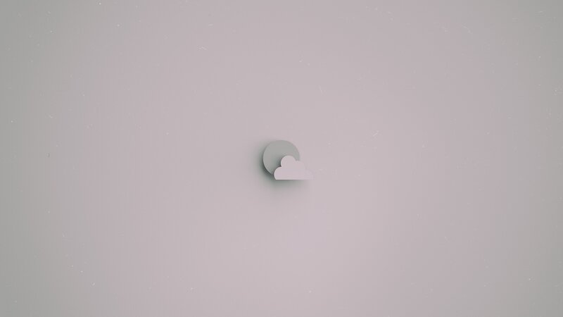 Cloud and Moon Icon