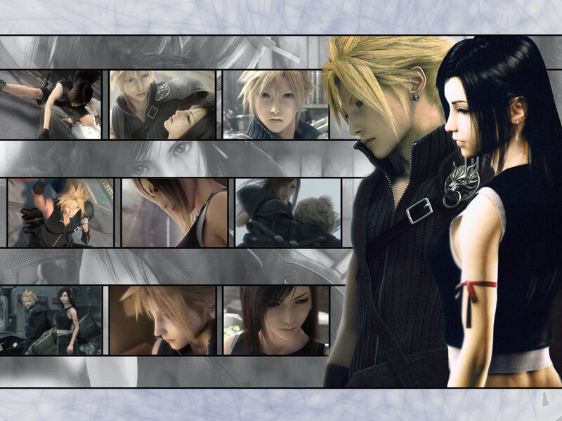 Cloud and Tifa Characters