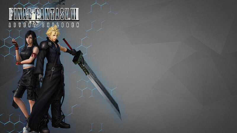 Cloud and Tifa Standing