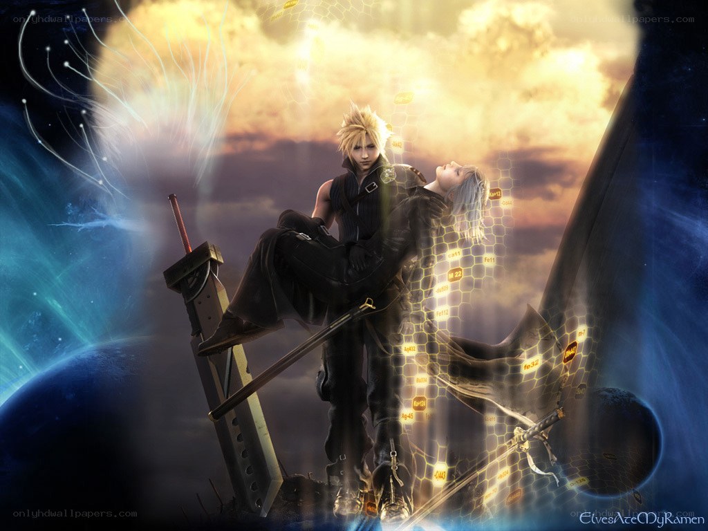 Cloud carries Zack in final moments