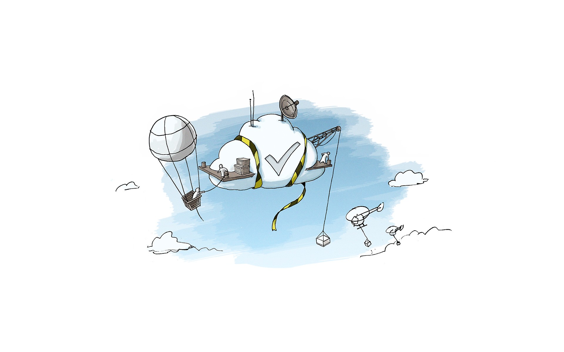cloud computing illustration
