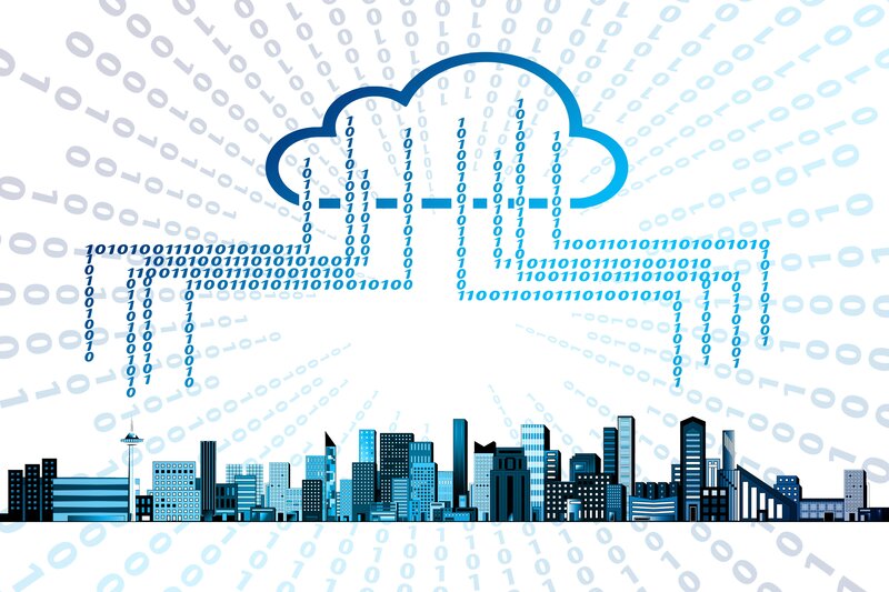 Cloud Computing Network — Blue