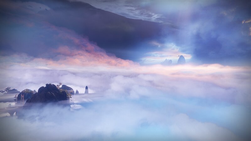 Cloud-covered Mountains