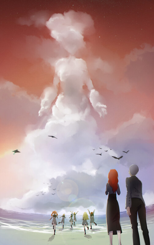 Cloud Figure in Sky