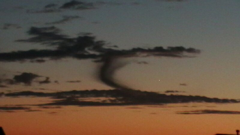 Cloud Formation in Sky — Orange