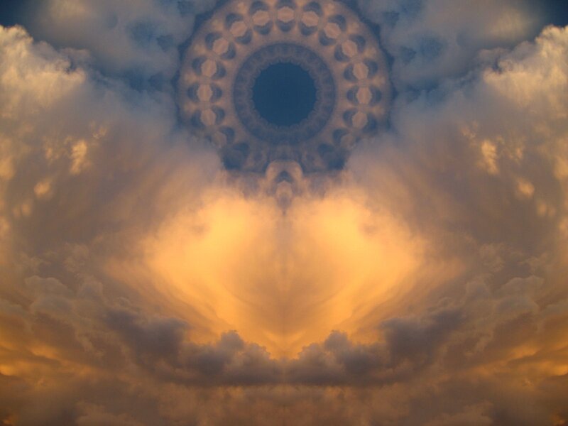 Cloud Formation — Orange, Dramatic