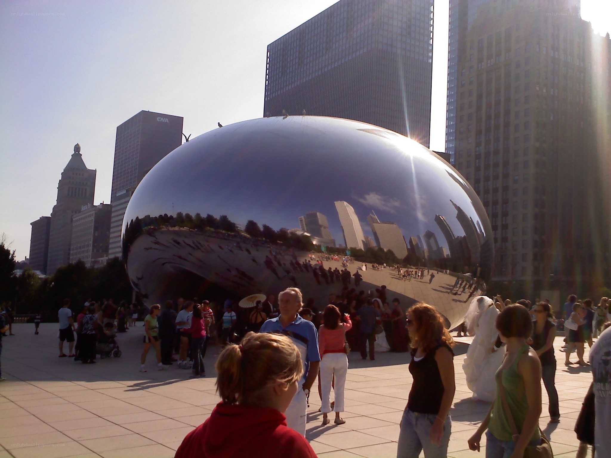 Cloud Gate sculpture in Chicago