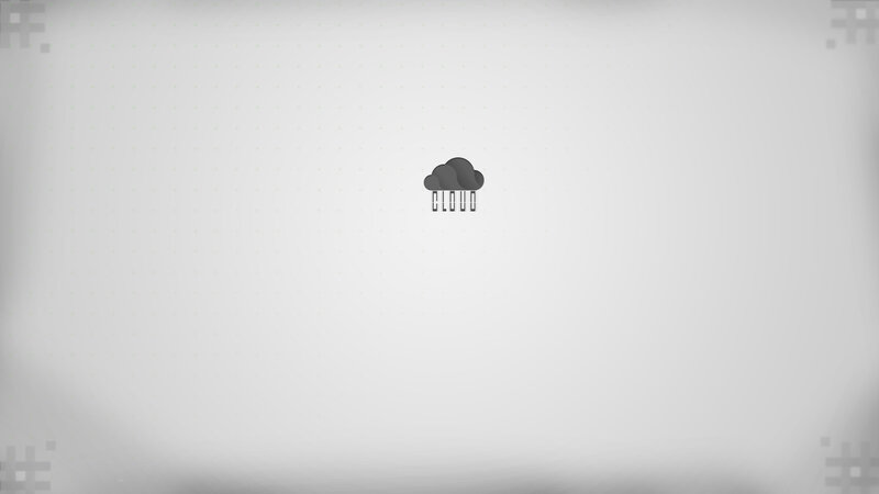 Cloud Icon with Rain