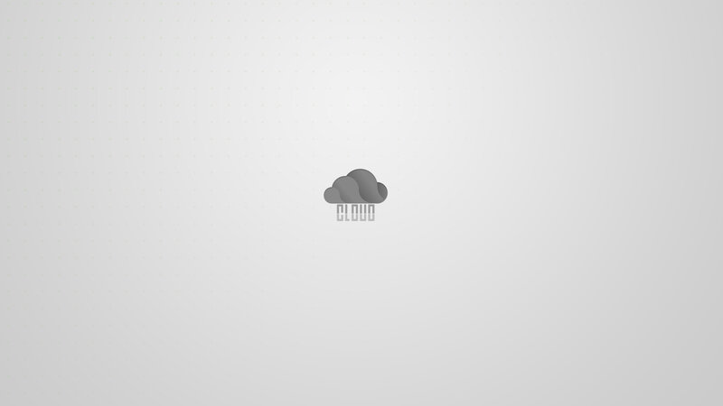 Cloud Icon with Text