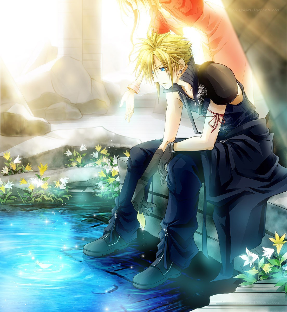 Cloud in a serene garden