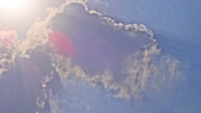 Cloud in Blue Sky — Serene