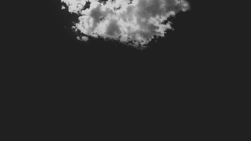 Cloud in Dark Sky — Black