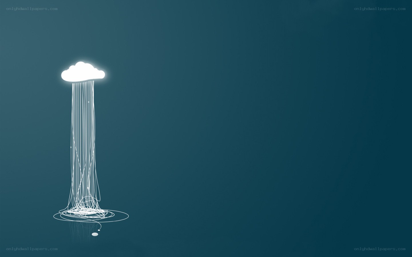 cloud rain abstract art