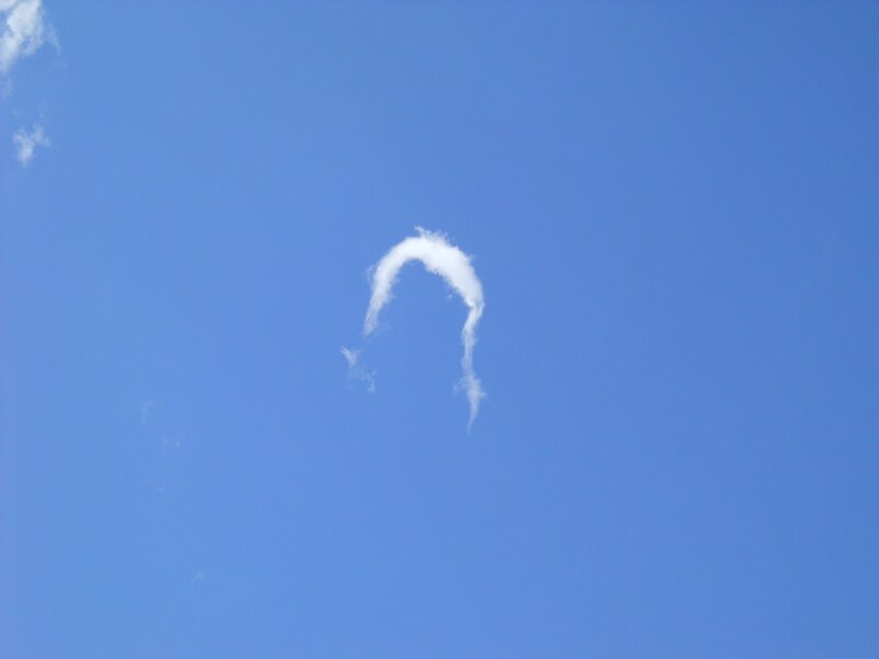 Cloud Shaped Like Hair