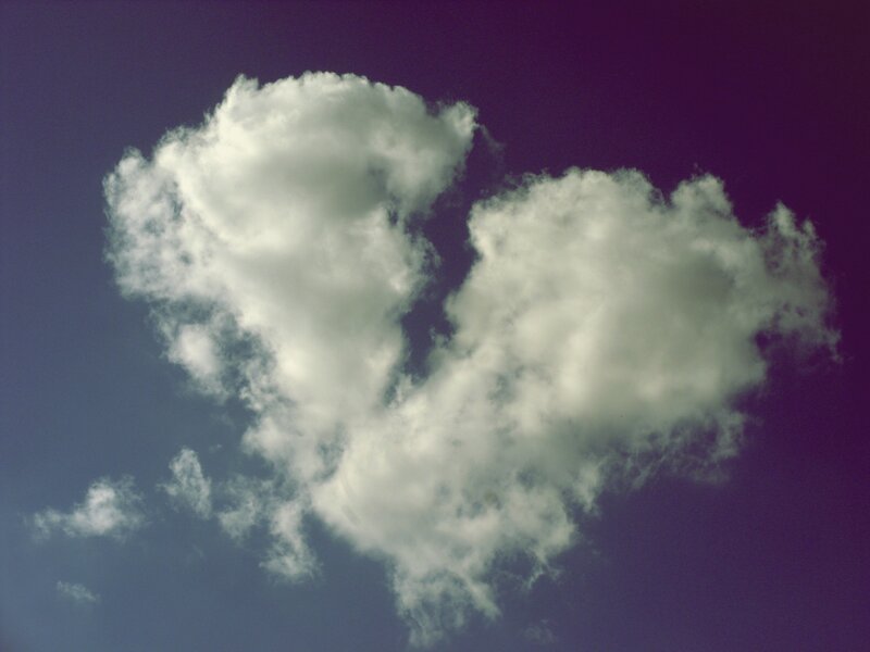 Cloud Shaped Like Heart