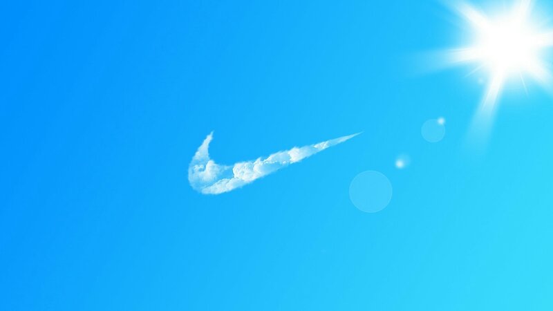 Cloud Shaped Like Swoosh