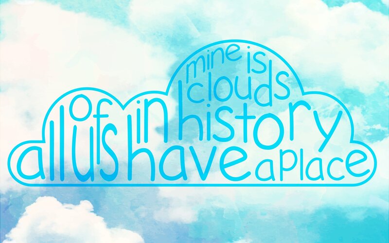 Cloud-shaped Text