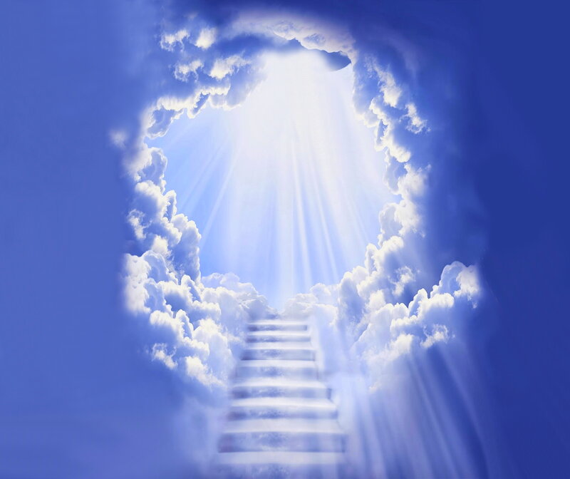 Cloud Staircase to Heaven — Blue