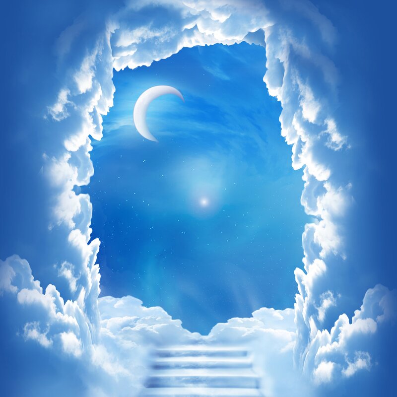 Cloud Staircase to Moon
