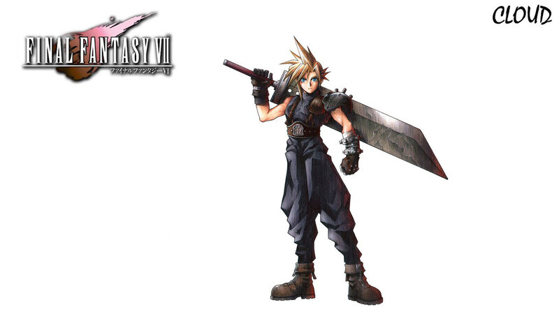 Cloud Strife Character — Black, Dramatic, Manga