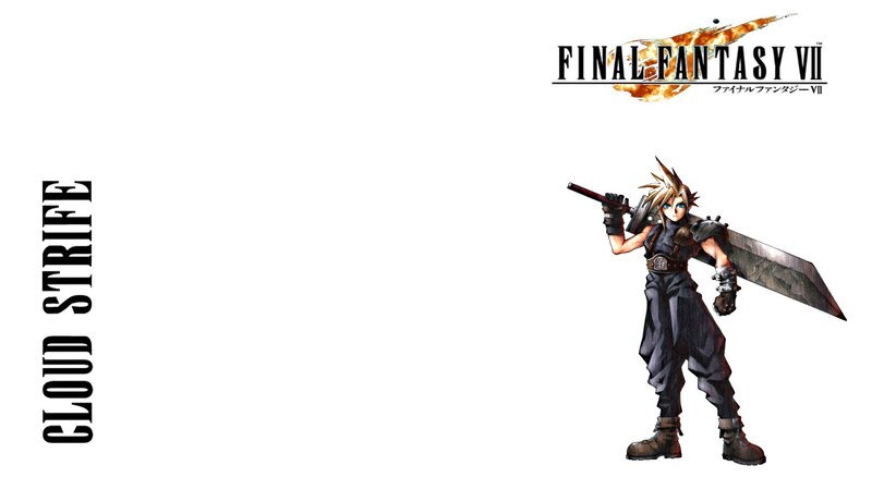 Cloud Strife Character — Black