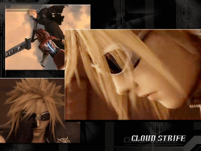 Cloud Strife Character — Brown