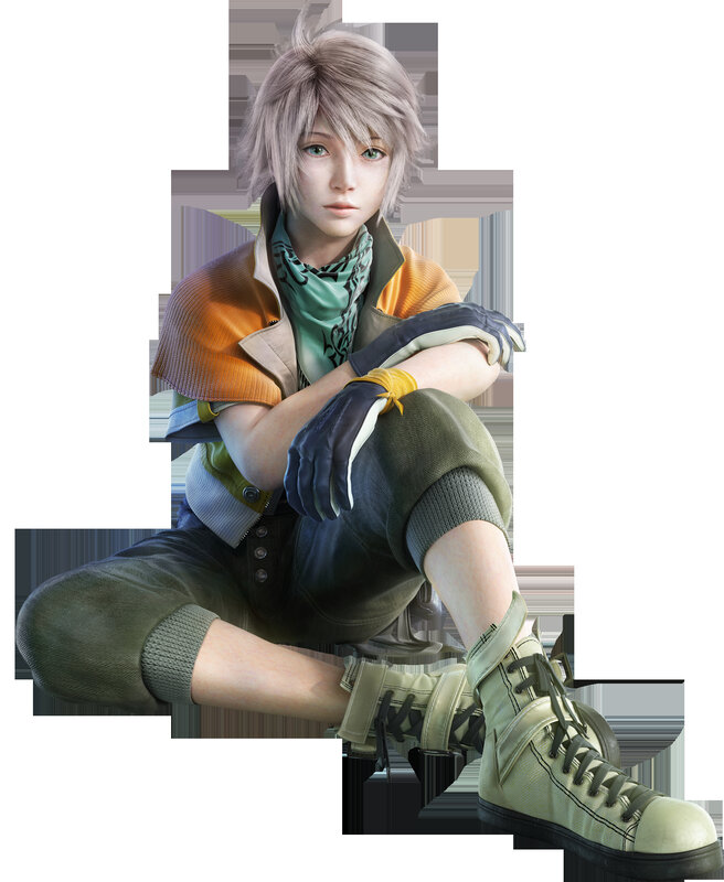 Cloud Strife character portrait