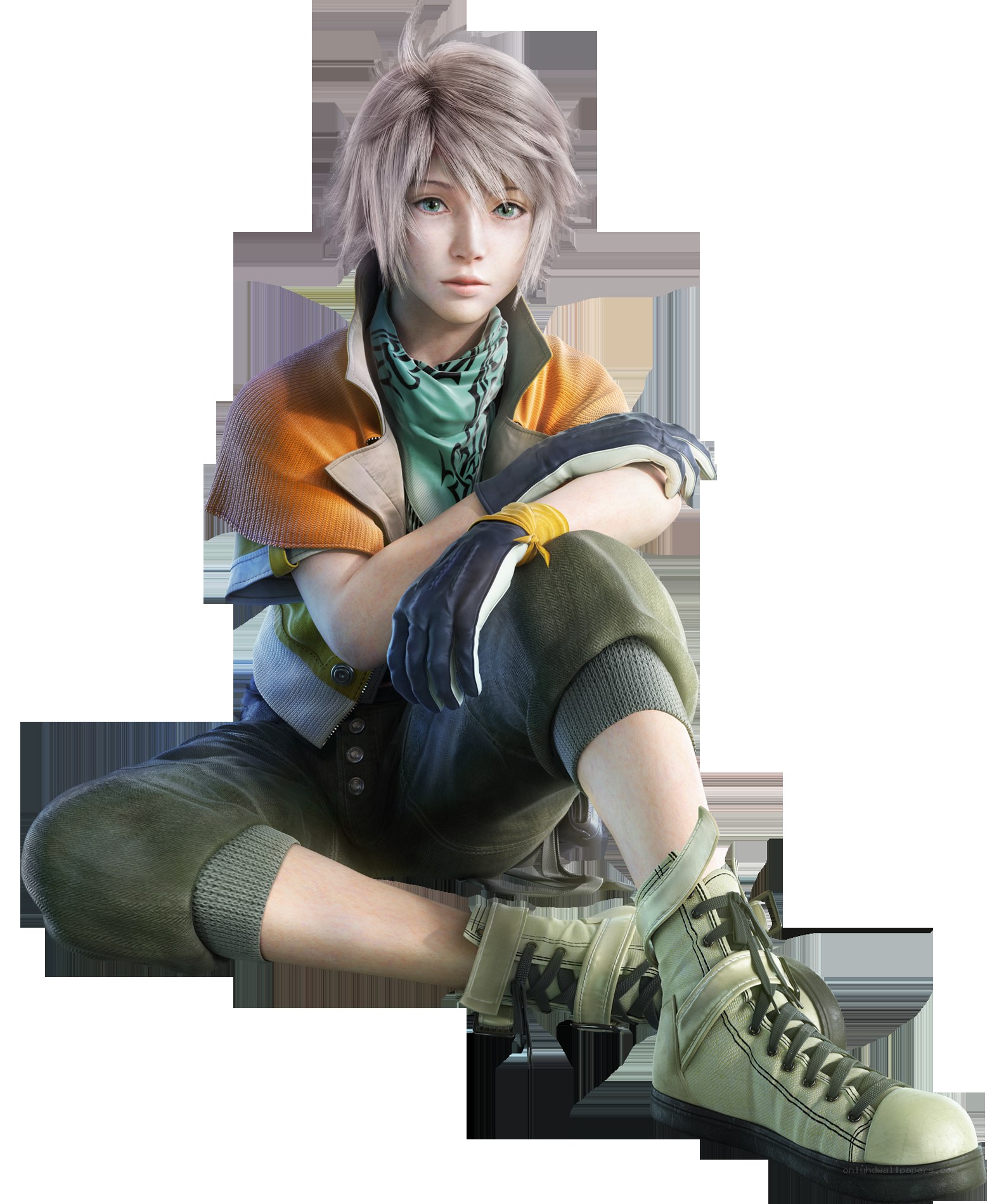 Cloud Strife character portrait