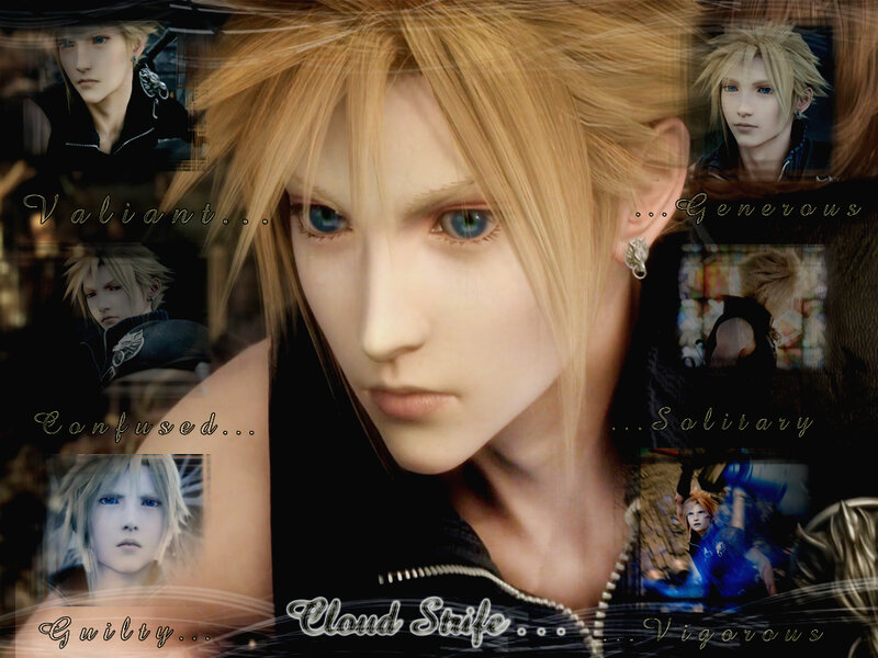 Cloud Strife collage artwork