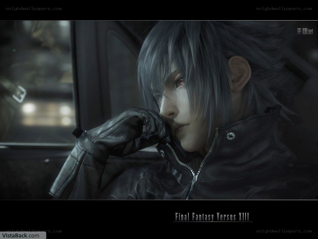 Cloud Strife in a car