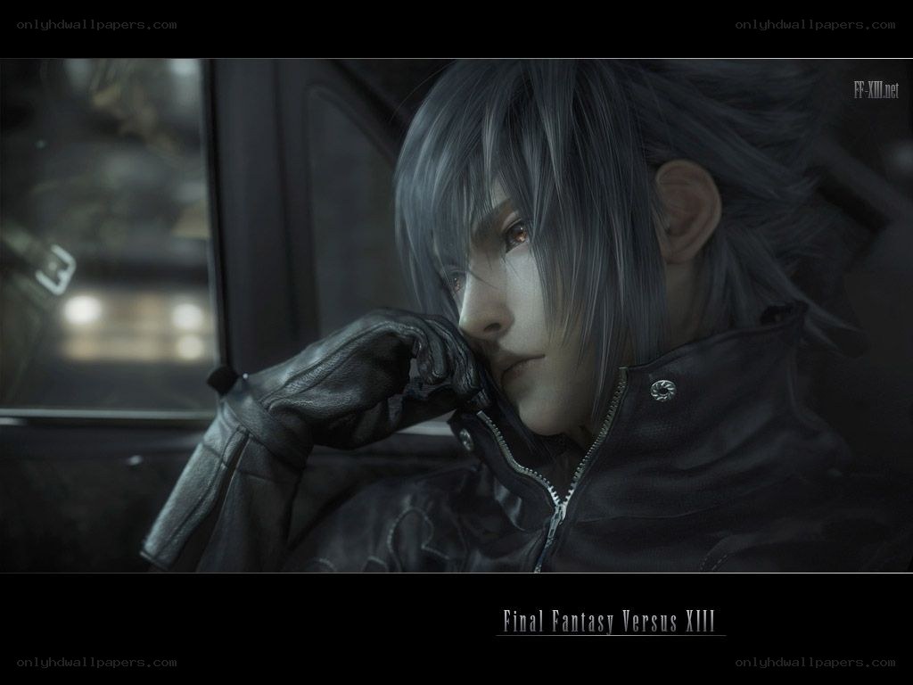 Cloud Strife in a car