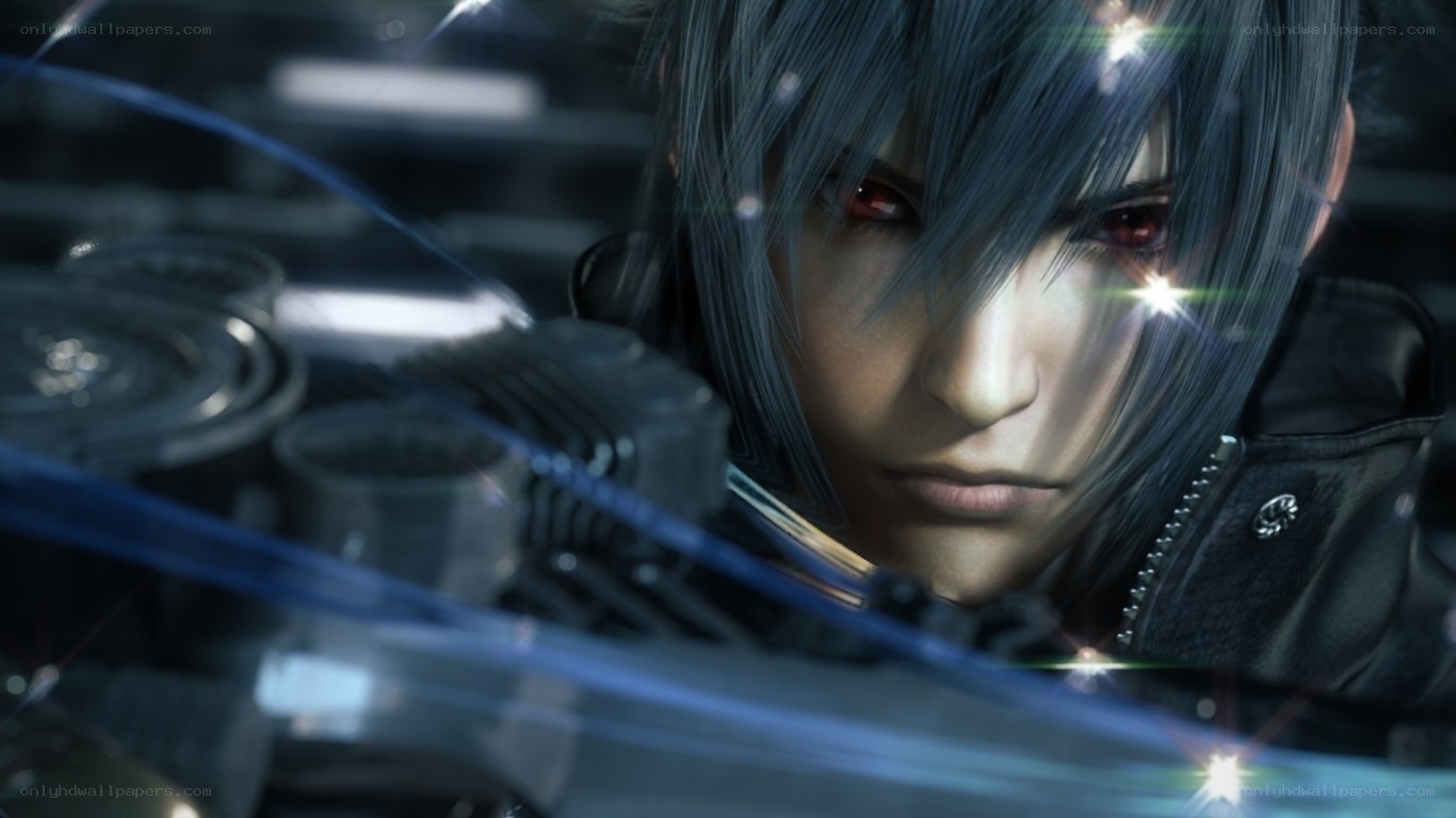 Cloud Strife in a cockpit