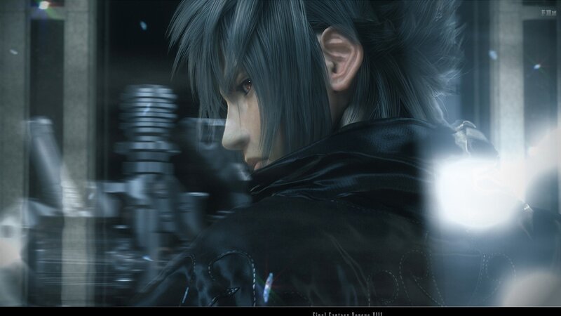 Cloud Strife in a reflective moment