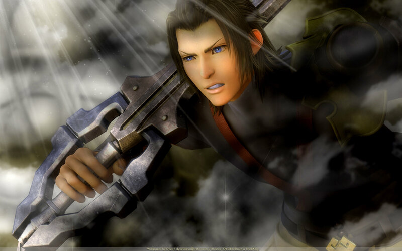 Cloud Strife in battle