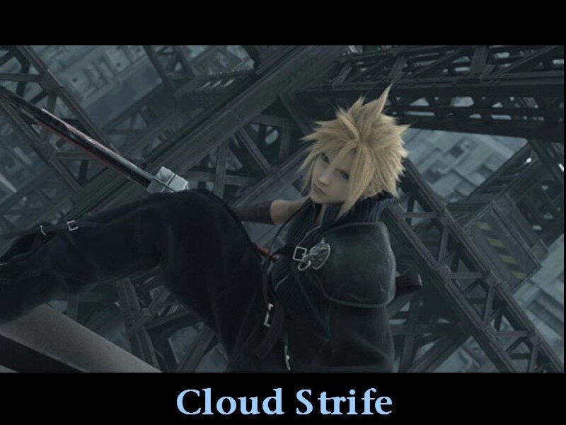 Cloud Strife in Mid-Air
