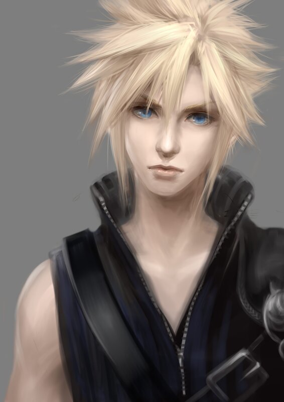 Cloud Strife portrait