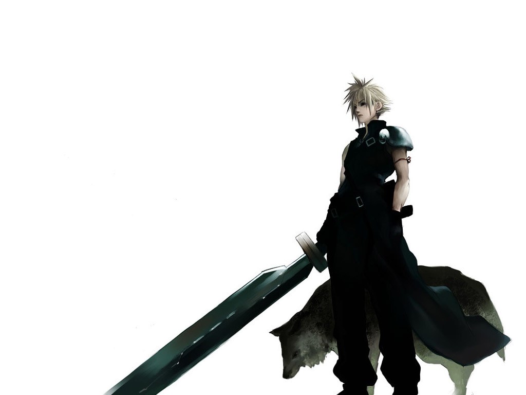 Cloud Strife with Buster Sword