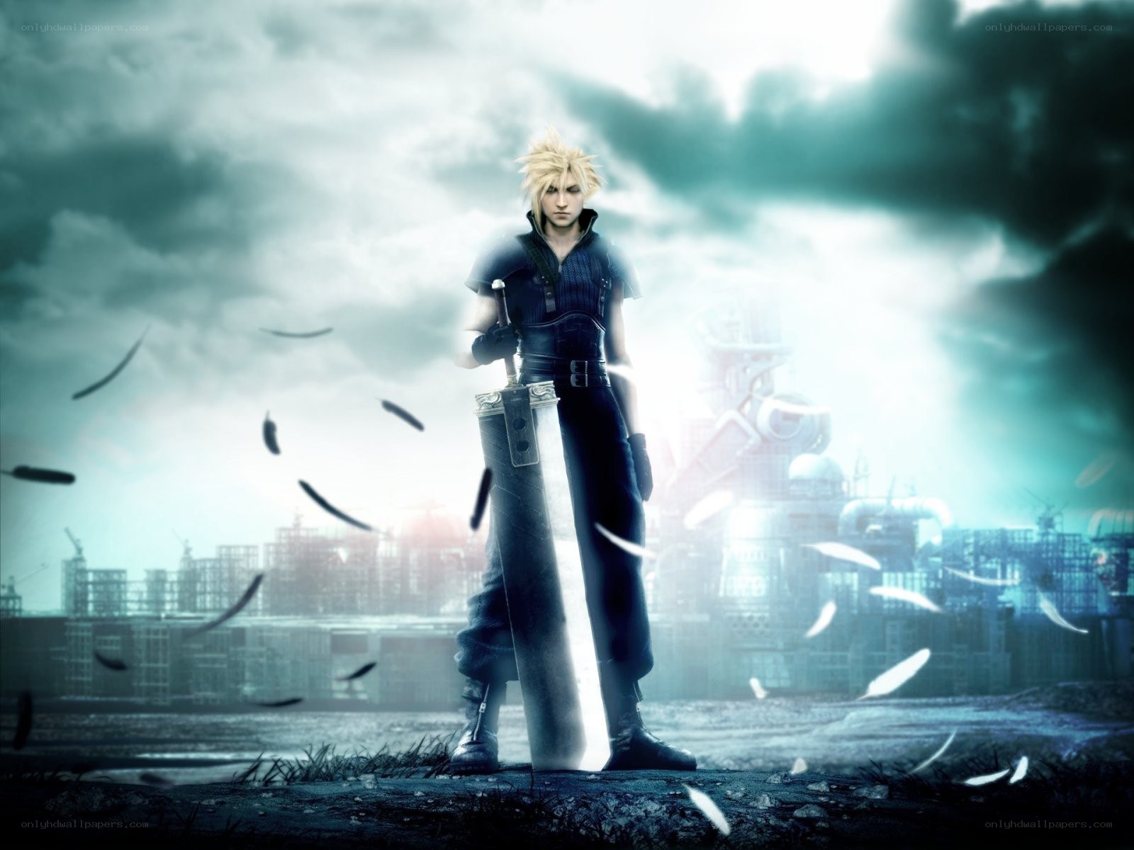 Cloud Strife with Buster Sword