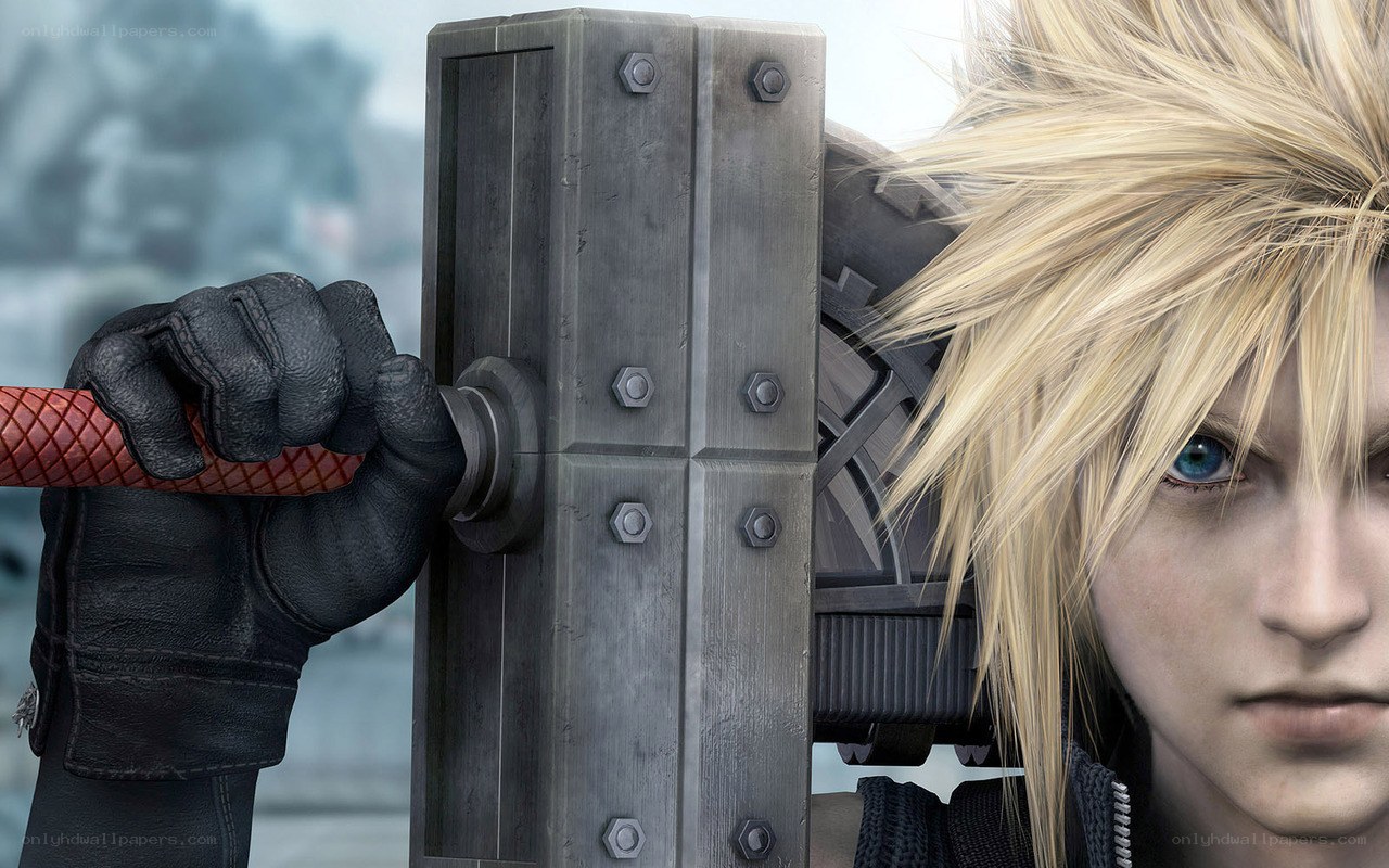 Cloud Strife with Buster Sword