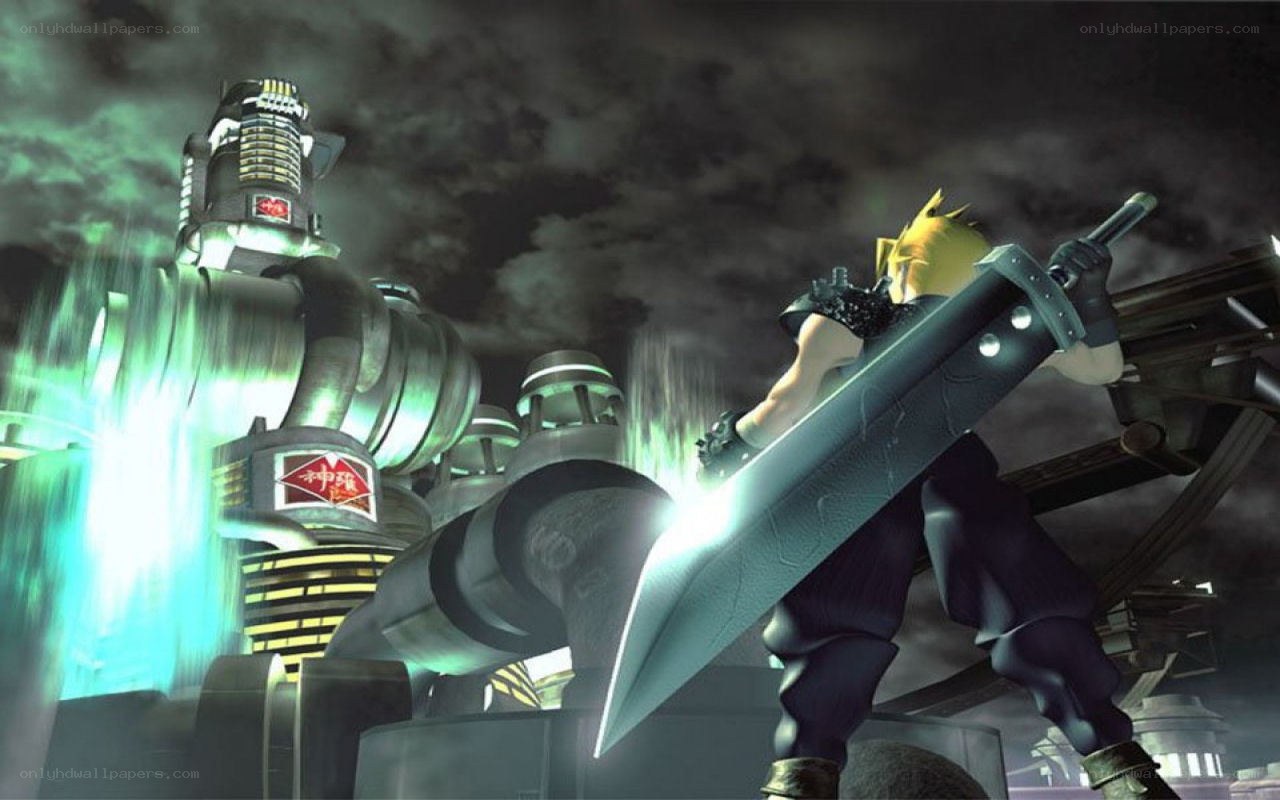 Cloud Strife with Buster Sword