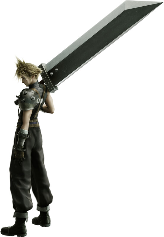 Cloud Strife with Buster Sword