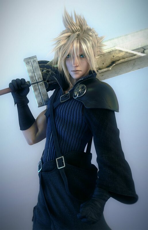 Cloud Strife with Buster Sword